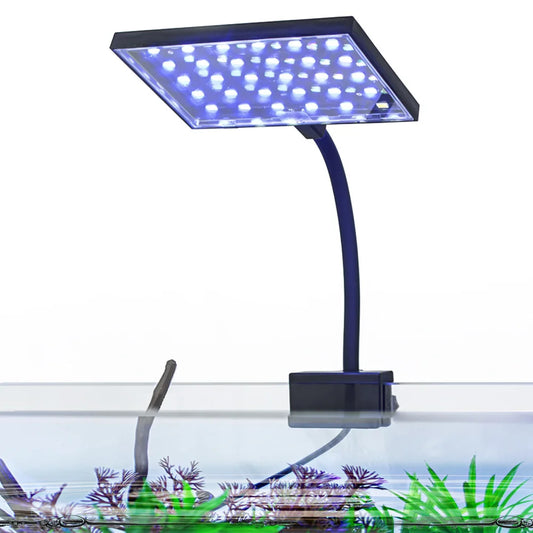 Aquarium Super Slim LED Light, Fish Tank Lamp, Plants Grow Clip Lights, Aquatic Aquarium Lamps, Lighting 220V, 12W, 15W, 110V US